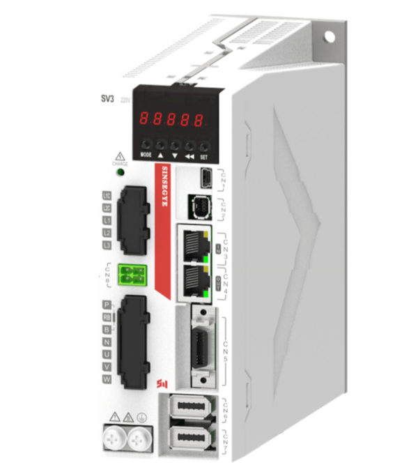 Сервоусилитель SINSEGYE серии SV35, 1/3-фазный(220 В), 5,5 A, EtherCAT, STO + Gantry, арт. SV3521-ER5R5T1-SG